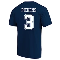 Men's Fanatics George Pickens Navy Dallas Cowboys Big & Tall Player Name Number T-Shirt