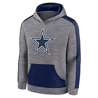 Sweat à capuche manches longues Fanatics Heather Grey Dallas Cowboys Deliver pour hommes