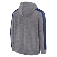 Sweat à capuche manches longues Fanatics Heather Grey Dallas Cowboys Deliver pour hommes