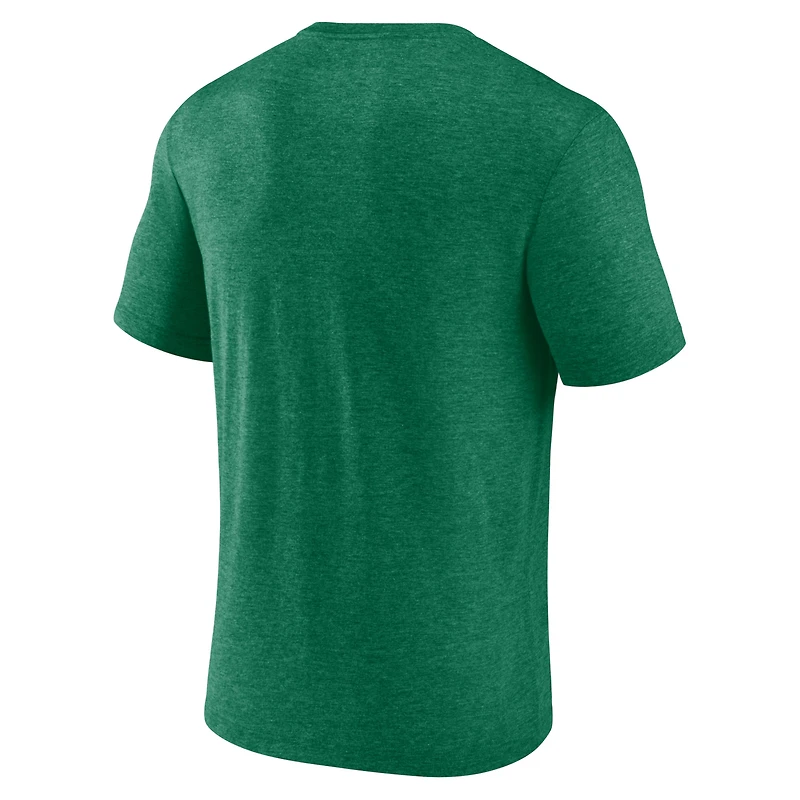 Men's Fanatics  Heather Green Dallas Cowboys St. Patrick's Day Celtic Tri-Blend T-Shirt