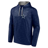 Men's Fanatics Heather Navy Dallas Cowboys Hook and Ladder Pullover Hoodie
