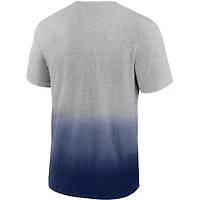 Men's Fanatics Heathered Gray/Navy Dallas Cowboys Team Ombre - T-Shirt
