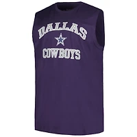 Fanatics pour hommes Micah Parsons bleu marine Dallas Cowboys Big & Tall Muscle Débardeur
