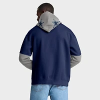 Men's Fanatics Navy/Gray Dallas Cowboys Helmet Pullover Hoodie