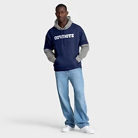 Men's Fanatics Navy/Gray Dallas Cowboys Helmet Pullover Hoodie