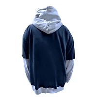 Sweat à capuche Fanatics bleu marine/gris chiné pour homme des Cowboys de Dallas, grande taille