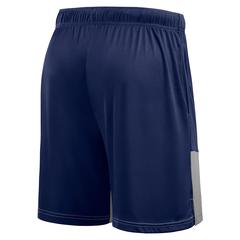 Short Fanatics bleu marine/argenté Dallas Cowboys, grande taille, performance optimale