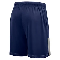 Short Fanatics bleu marine/argenté Dallas Cowboys, grande taille, performance optimale