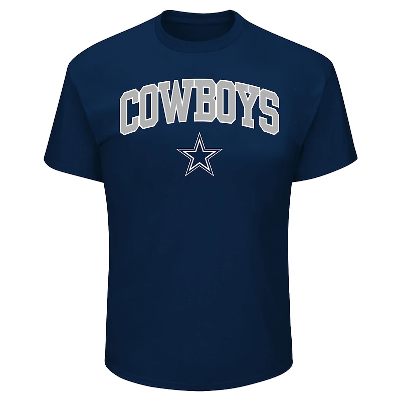 Men's Fanatics Navy Dallas Cowboys Big & Tall Arch Logo T-Shirt