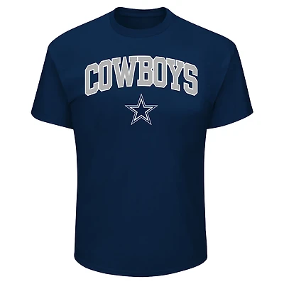 Men's Fanatics Navy Dallas Cowboys Big & Tall Arch Logo T-Shirt