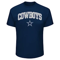 Men's Fanatics Navy Dallas Cowboys Big & Tall Arch Logo T-Shirt