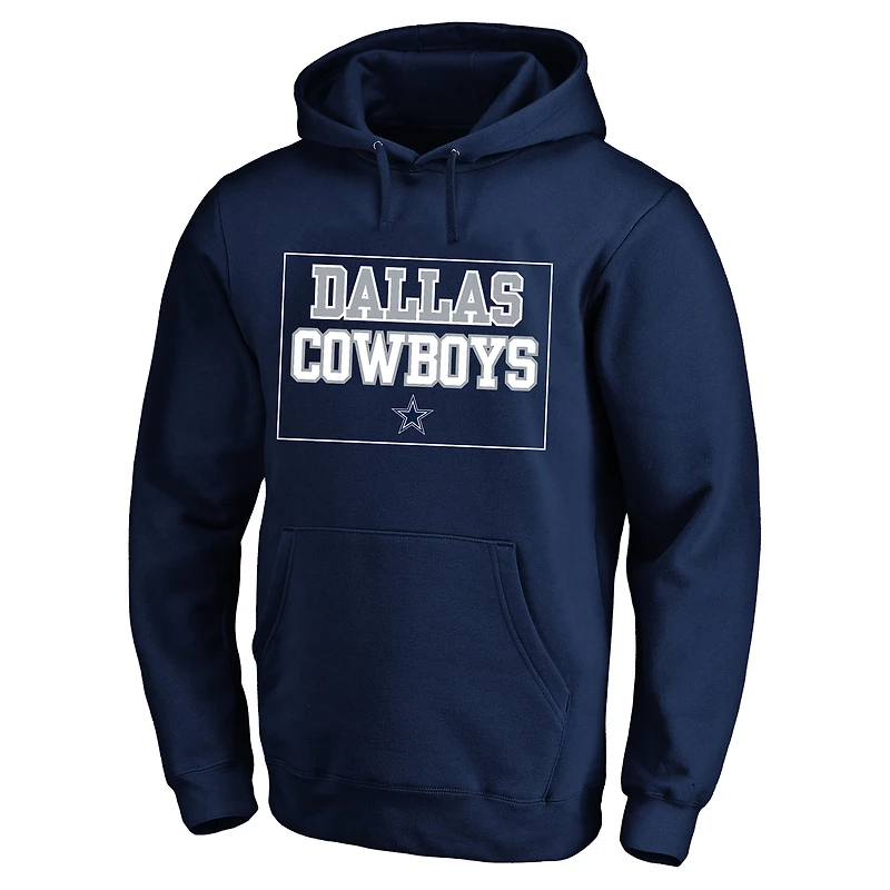 Sweat à capuche polaire Fanatics bleu marine Dallas Cowboys pour homme, grande taille