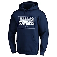 Sweat à capuche polaire Fanatics bleu marine Dallas Cowboys pour homme, grande taille