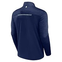 Men's Fanatics Navy Dallas Cowboys Defender Evo Quarter-Zip Jacket