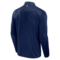 Men's Fanatics Navy Dallas Cowboys Defender Quarter-Zip Jacket
