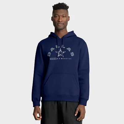 Sweat à capuche Fanatics bleu marine pour homme, motif héritage des Cowboys de Dallas