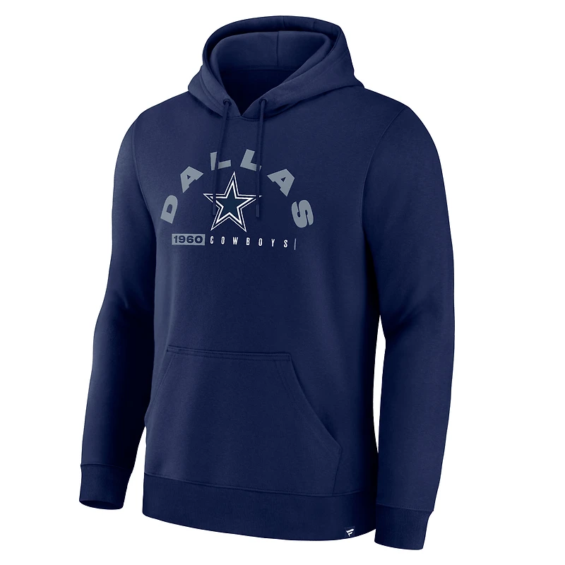 Men's Fanatics Navy Dallas Cowboys Delay of Game Legacy Pullover Hoodie