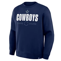 Sweat-shirt Fanatics bleu marine Dallas Cowboys Direct Handoff Legacy pour homme