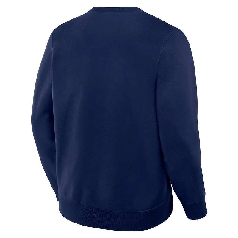 Men's Fanatics Navy Dallas Cowboys Direct Handoff Legacy Pullover Sweatshirt