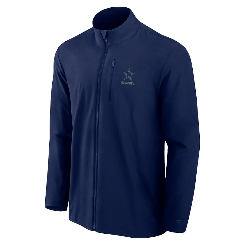Veste zippée intégrale ton sur Fanatics bleu marine Dallas Cowboys Front Office pour homme