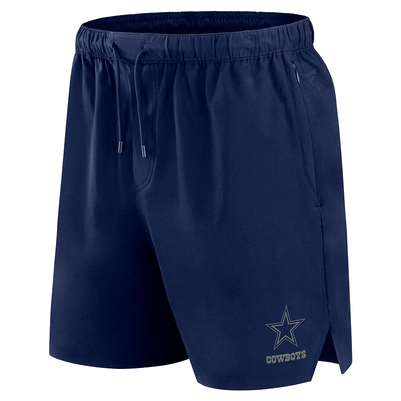 Men's Fanatics Navy Dallas Cowboys Front Office Micro Tonal Shorts