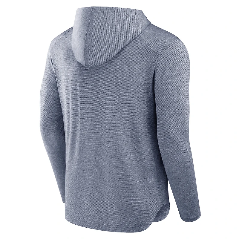 T-shirt à capuche manches longues Fanatics bleu marine pour homme, motif Front Office Power Mono des Cowboys de Dallas