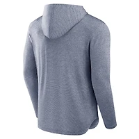 T-shirt à capuche manches longues Fanatics bleu marine pour homme, motif Front Office Power Mono des Cowboys de Dallas