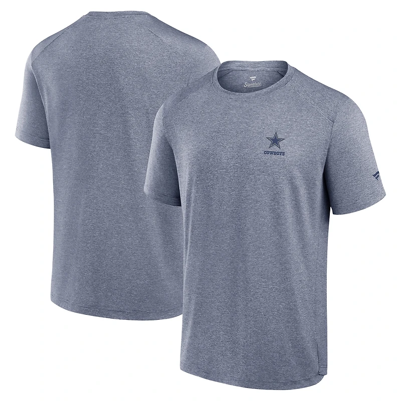 T-shirt technique Front Office Fanatics pour hommes, bleu marine, Dallas Cowboys