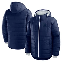 Veste à capuche zippée intégrale Fanatics bleu marine Dallas Cowboys pour homme