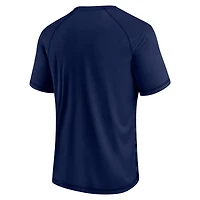 T-shirt Fanatics Navy Dallas Cowboys Hail Mary Raglan pour hommes