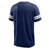 Men's Fanatics Navy Dallas Cowboys Hometown Premium Hashmark V-Neck T-Shirt