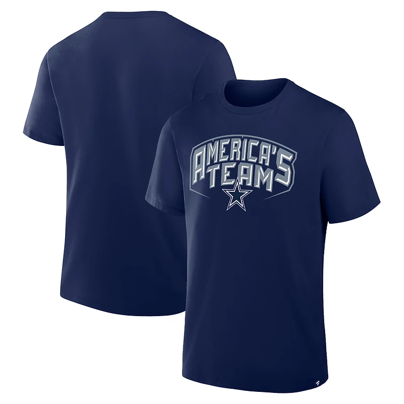 T-shirt Fanatics bleu marine pour homme, motif Hometown True Favorite des Cowboys de Dallas