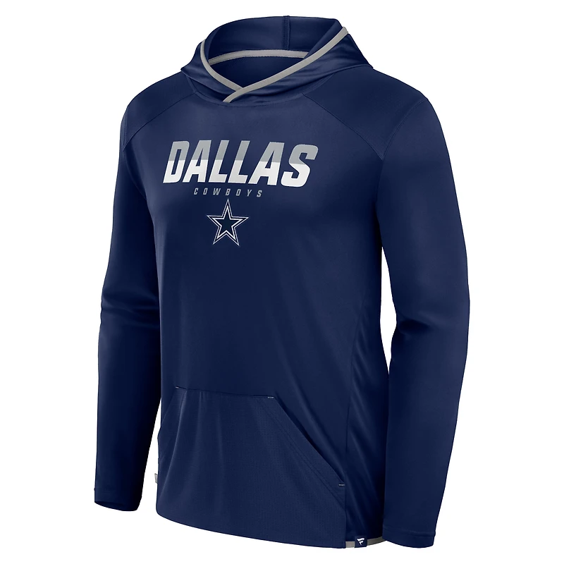 Men's Fanatics Navy Dallas Cowboys On Top Pullover Hoodie