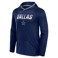 Men's Fanatics Navy Dallas Cowboys On Top Pullover Hoodie