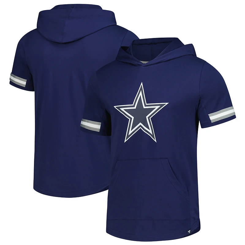 T-shirt à capuche manches courtes Fanatics Navy Dallas Cowboys Optimal Play pour homme