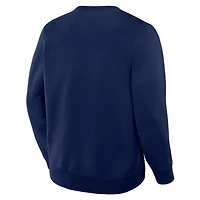 Sweat-shirt Fanatics bleu marine pour homme, motif Powerful Throw Legacy des Cowboys de Dallas