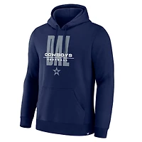 Men's Fanatics Navy Dallas Cowboys Right Tackle Legacy Pullover Hoodie