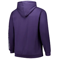 Sweat à capuche zippé manches longues et col rond violet Dallas Cowboys Fanatics pour hommes