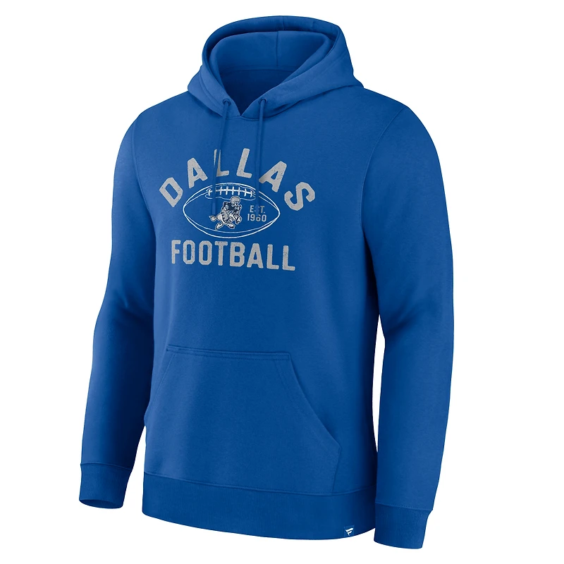 Sweat à capuche Fanatics Royal Dallas Cowboys Fumblerooski Legacy pour homme