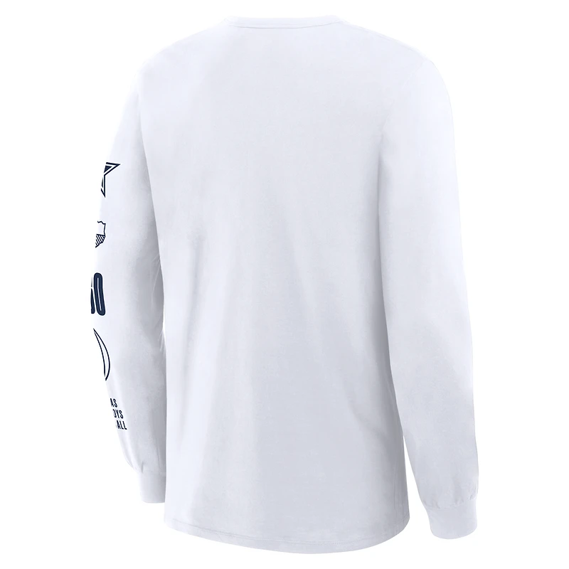 Men's Fanatics White Dallas Cowboys Legacy Long Sleeve T-Shirt