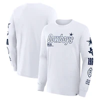 Men's Fanatics White Dallas Cowboys Legacy Long Sleeve T-Shirt