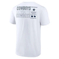 Men's Fanatics White Dallas Cowboys Repeat Stats T-Shirt
