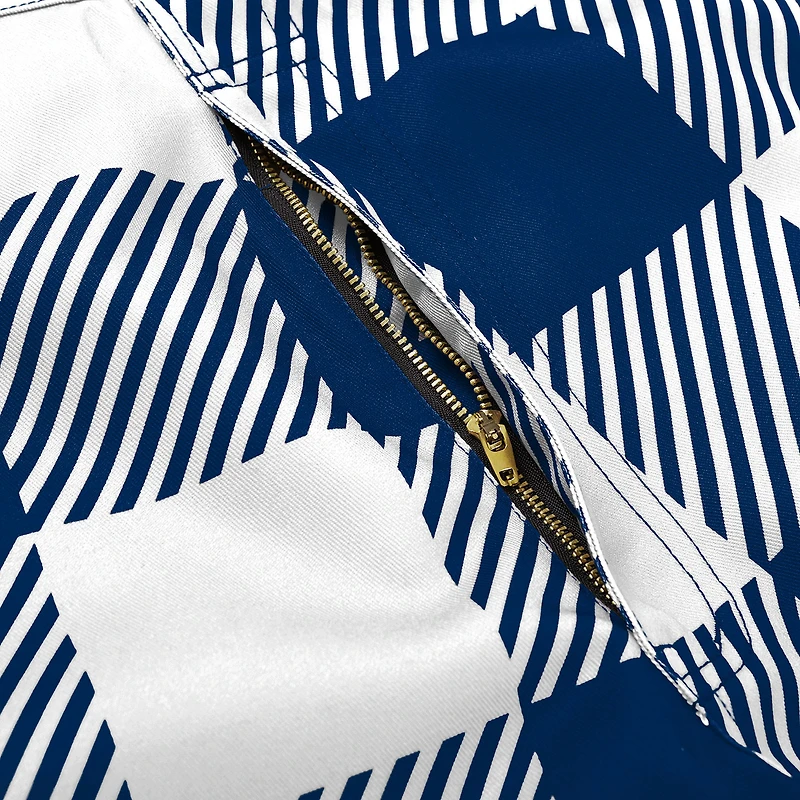 Salopette à carreaux avec grand logo Dallas Cowboys bleu marine FOCO pour homme