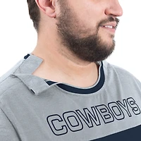 Men's G-III Sports by Carl Banks Navy/Silver Dallas Cowboys Adaptive Outlast Long Sleeve T-Shirt
