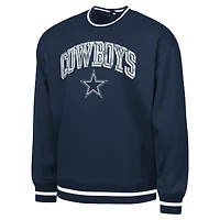 Sweat-shirt en polaire adaptatif G-III Sports by Carl Banks pour homme, bleu marine, des Cowboys de Dallas