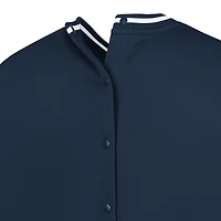 Men's G-III Sports by Carl Banks Navy Dallas Cowboys Adaptive Blocker Fleece Pullover Sweatshirt