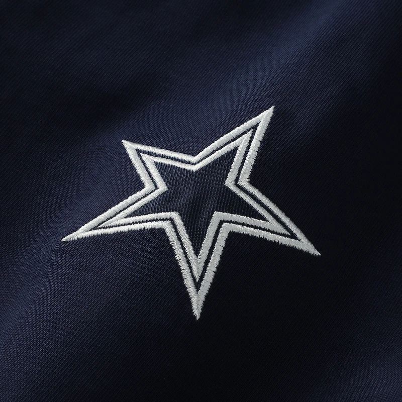 Men's G-III Sports by Carl Banks  Navy Dallas Cowboys Adaptive Home Team Magnetic Button-Up Top