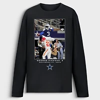 Men's George Pickens Black Dallas Cowboys NFL Flash Features Week 13 Long Sleeve T-Shirt