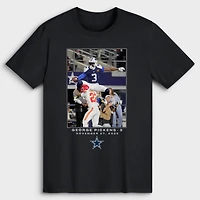 Men's George Pickens Black Dallas Cowboys NFL Flash Features Week 13 T-Shirt