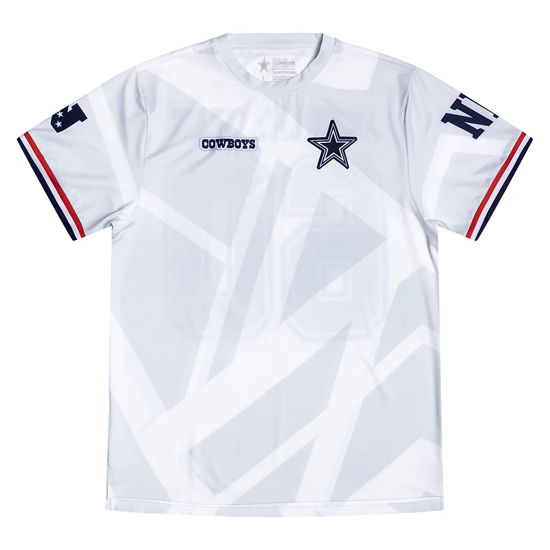 Maillot de football gris pour homme des Dallas Cowboys, l'équipe américaine l'année